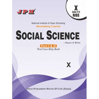 Text-cum Help Book Nios Social Science Class X E/M