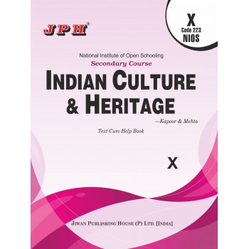 Text-cum Help Book Nios Indian Culture & Heritage  Class X E/M
