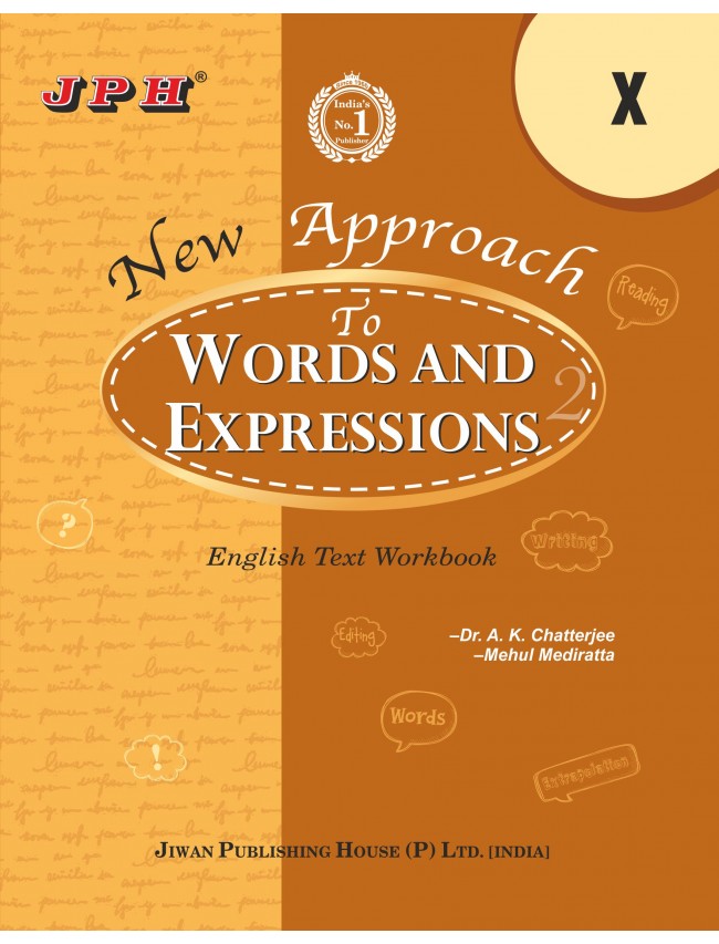 Text-cum Help Book New Approach to Words and Expressions Class X E/M