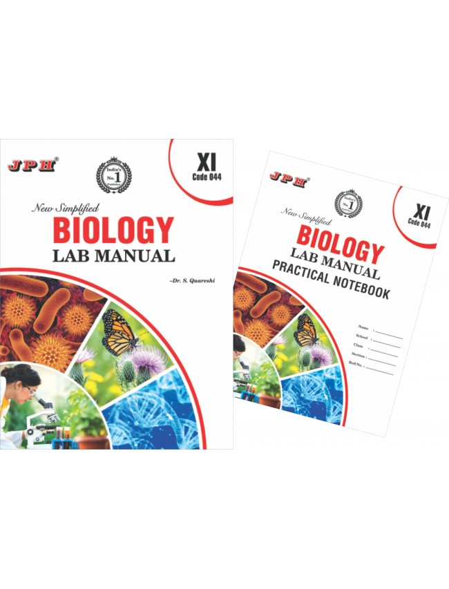Lab Manual With Practical Book Biology Class XI E/M